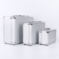 Valise en alliage d'aluminium personnalisable OEM/ODM pour l'affichage d'échantillons d'instruments et le rangement d'équipements et d'outils