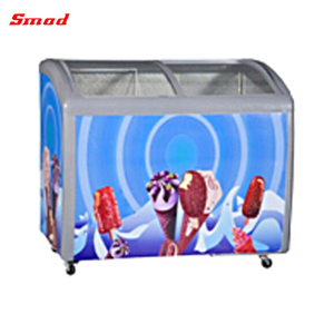 Ice Cream Trượt Cửa Kính Hiển Thị Tủ Lạnh Tủ Đông - Product Image 5