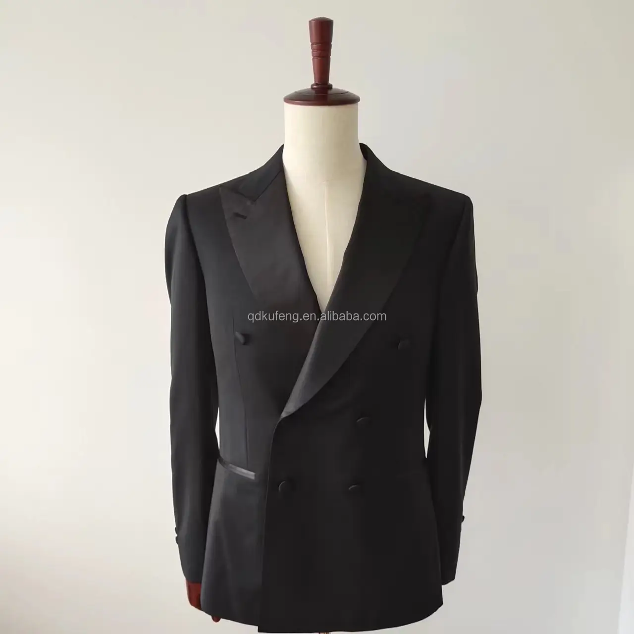 Men Formal Suites black color Birthday Tweed Suit Three-Piece Elegant Clothes tuxedo Men Suits
