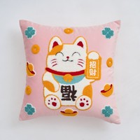 Chinesischer Stil Tier-/Herz-/Pflanzen-Motiv Kissenbezug Sofakissen Antibakteriell Umweltfreundlich Polyester/Baumwolle Anpassbare Dekoration