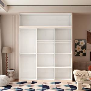 ארון בגדים פתוח עם מדפים לאחסון בחדר שינה, מחיר ישיר מהמפעל, ארון פלדה - Product Image 6