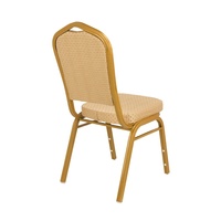 Chaises de banquet commerciales pour événements, hôtels et hôtellerie, avec cadre doré, style moderne, pour mariage, et tables à louer