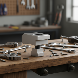Support latéral standard Ttake pour étau modulaire, longueur 100 mm, construction en acier - Product Image 3