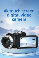 4K 超高清 48MP WiFi 18 倍变焦 3.0 英寸触摸屏 红外夜视 外置麦克风 Vlog 旅行视频数码摄像机