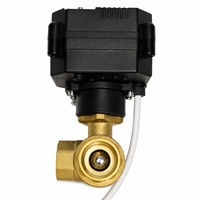 Katup Bola Listrik 3 Arah dengan Konfigurasi L-Port 1/2" 3/4" 1" 12V 24V DC