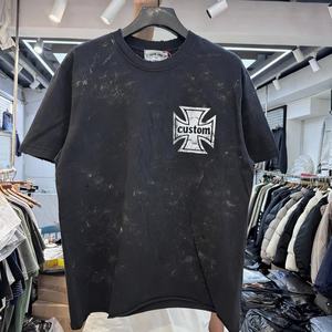 Camiseta de Hombre Estilo Urbano, Lavado Ácido, Tejido de Algodón de 320 g/m², Corte Holgado y Cuadrado - Product Image 3