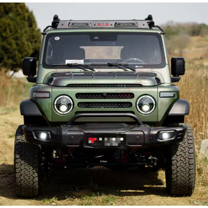 Pare-chocs arrière en acier robuste Black Flame pour BAW 212 BJ212 T01 2024 2025 2026 4x4 tout-terrain avec treuil - Product Image 4