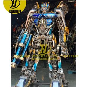 Ngoài trời trung tâm trang trí lớn thép không gỉ khổng lồ điêu khắc Robot cuộc sống Kích thước sắt chiến binh điêu khắc khổng lồ Robot - Product Image 6