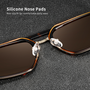 Gafas de Sol Polarizadas MORESE S15217 Unisex, Montura Metálica Cuadrada, Protección UV400, para Deportes al Aire Libre, Disponibles en Stock - Product Image 4