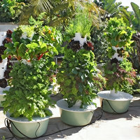 Système de culture commercial pour plantes, tour aéroponique de jardin, tour hydroponique verticale pour légumes