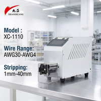 Machine à dénuder et à dégainer les fils électroniques minces et flexibles XC-1110, équipement de fabrication de câbles
