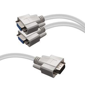 Câble séparateur VGA mâle vers double VGA femelle 1 PC vers 2 moniteurs VGA <span class=keywords><strong>SVGA</strong></span> Affichage sur le même écran - Product Image 4