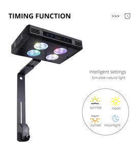 Gako A075 75W Led Zoutwater <span class=keywords><strong>Aquarium</strong></span> Verlichting, Zonsondergang Aluminium Touch Control Marine Verlichting Voor Koraalrif <span class=keywords><strong>Aquarium</strong></span> - Product Image 2