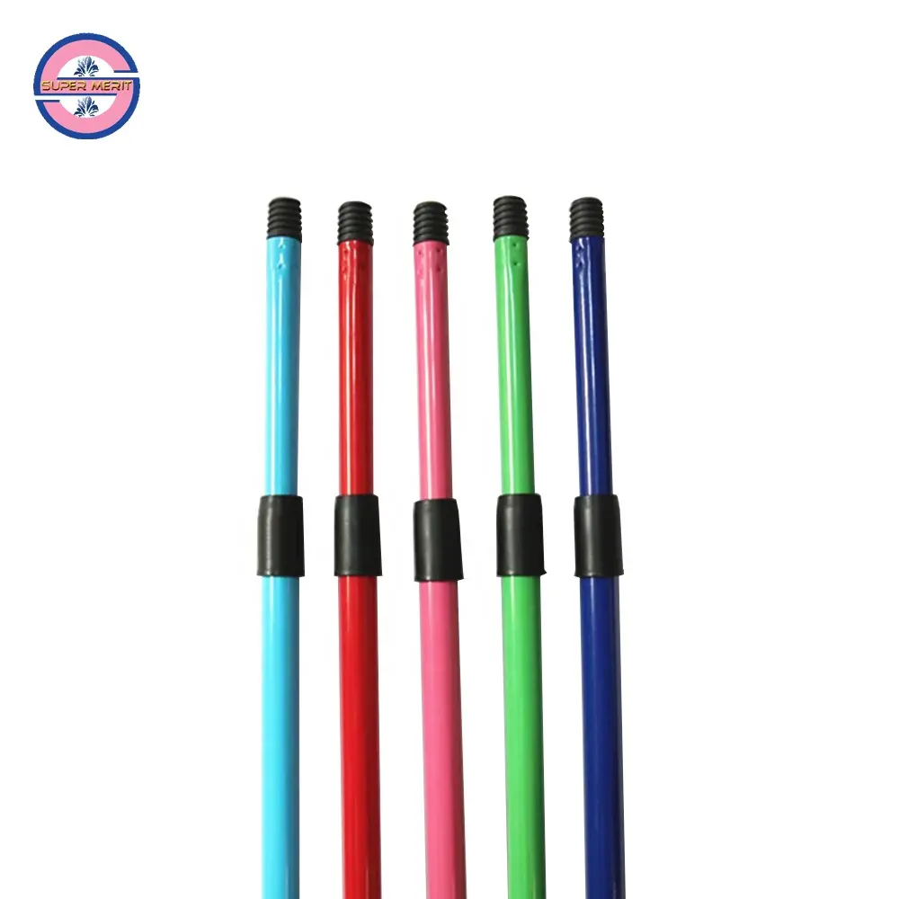wholesale Powder coated or PVC cover Iron telescopic cleaning tools and pole telescopic