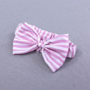 Conjunto de Ropa de Verano para Bebés y Niñas, Camiseta Rosa de un Hombro con Rayas + Jeans + Diadema, 3 Piezas, Ropa para Bebés - Product Image 4