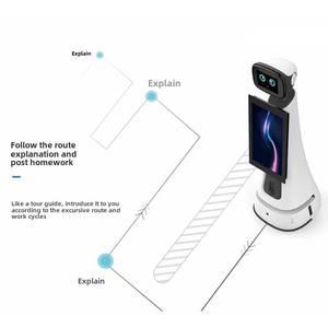 North <span class=keywords><strong>Latitude</strong></span> PP01 Robot de Service Intelligent Deux-en-Un Explication de Bienvenue Réception Robot Guide de Gravité Machine de Sollicitation - Product Image 3