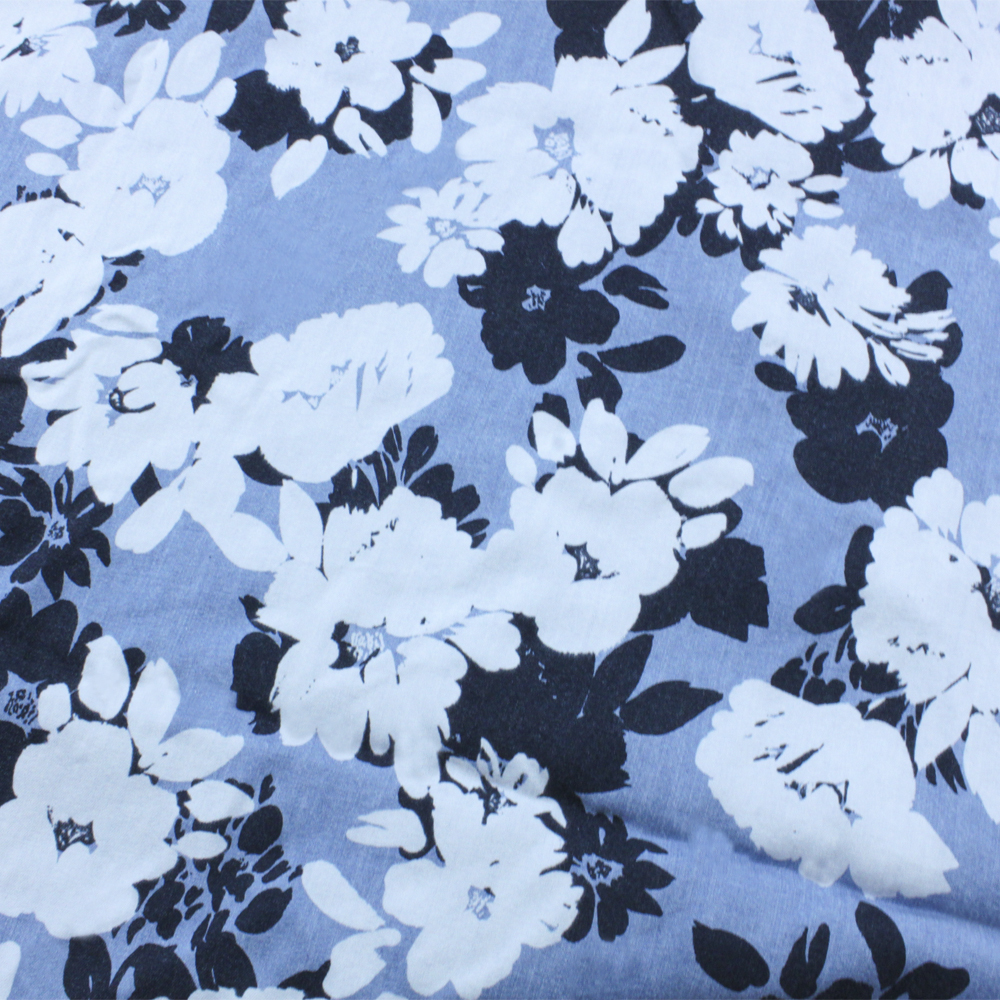 Ткань с принтом Lyocell для одежды футболок