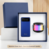 Set de Regalo Corporativo: Batería Externa Portátil y Altavoz Bluetooth, Recuerdo Promocional con Logotipo Personalizado para Clientes Empresariales