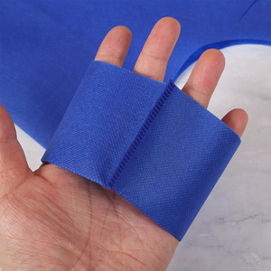 Venta al por mayor de compras en el supermercado, duradero, resistente, azul, no tejido, camiseta, bolsa de gran tamaño - Product Image 3