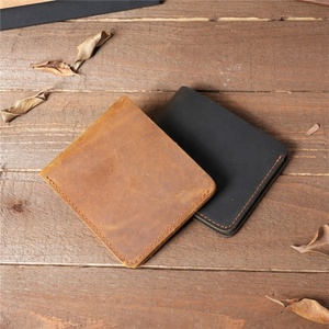 Bifold Cowhide Leather Slim Wallet Multi Card Holder Large Capacity Coins Purse Wallet for Men - Product Image 6