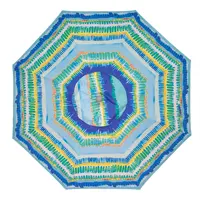 Пляжный зонт на заказ 7 футов с песочным АНКЕРОМ с наклоном, портативный пляжный зонт с защитой от УФ-лучей 50 +, с сумкой для переноски, для наружного внутреннего дворика