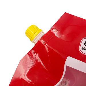 Bolsa de Plástico Impresa Personalizada para Líquidos, Doypack de 2L con Boquilla, Bolsa de Pie para 1kg de Pasta de Tomate, Salsa de Chile Picante, Salsa de Soya - Product Image 2