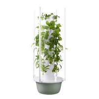 Ventes en gros de jardinières hydroponiques sans terre en plastique résistant aux fissures et aux hautes températures pour balcon et jardinage domestique