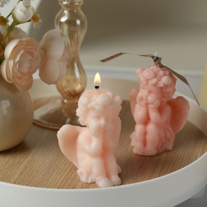 Candela Profumata Angelo per Regalo di Compleanno Romantico e Creativo, Decorazione da Tavolo Profumata Ornamento per Arredamento Casa - Product Image 6
