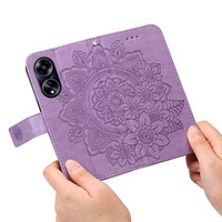 Casing Ponsel Lipat Kulit PU Desain Bisnis Mewah untuk 15 Pro Max & untuk S25 Ultra dengan Pola Embos