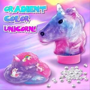 Kit de Slime de Espuma de Unicornio Galáctico Esponjoso con Brillo, para Aliviar el Estrés, para Niñas y Niños - Product Image 3