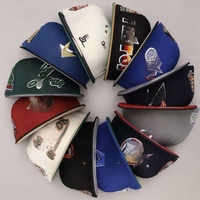 Casquettes ajustées 59FIFTY de qualité AA en gros, broderie personnalisée, nouvelle collection originale, casquettes de baseball pour hommes en gros