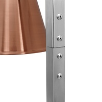 Lampe chauffante électrique pour buffet avec structure en acier inoxydable pour le maintien au chaud des aliments dans les hôtels et restaurants