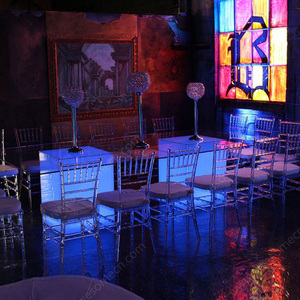 Cơ sở bàn ăn <span class=keywords><strong>acrylic</strong></span> màu hồng với bàn tiệc cưới lãng mạn hàng đầu rõ ràng - Product Image 3