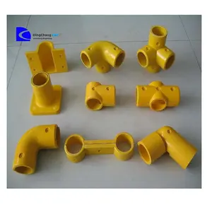 colorful and UV resistant FRP/GRP guardrail handrail fittings