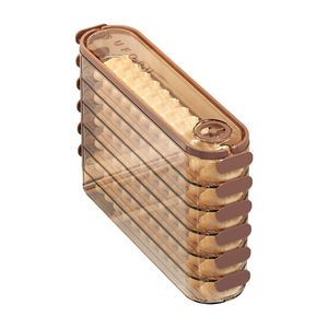 Dumpling Box Multi Layer <b>Stackable</b> Airtight <b>Food</b> <b>Storage</b> <b>Container</b> For Freezer Wonton And Dumpling <b>Storage</b> - Product Image 2