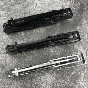 Cuchillo Plegable Mecánico EDC de Alta Calidad para Exteriores, DIY OEM, Hoja de Acero Inoxidable 5CR13MOV, Mango de Acero Inoxidable para Camping y Bolsillo - Product Image 5