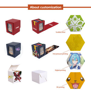    Caja Magnética para Cartas de Juego, con Capacidad para Más de 160 Cartas, en Cuero PU, para TCG, CCG, LCG, Pokémon y Otros Juegos de Cartas - Product Image 4
