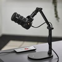 Microphone dynamique à bobine mobile professionnel RODE PodMic USB pour PC, jeux en direct et enregistrement multi-pistes