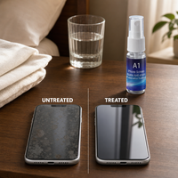 Protecteur d'écran liquide de qualité industrielle A1, nano micro-silice, essence céramique invisible modifiée anti-rayures, Guangdong