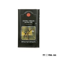 Huile d'olive extra vierge de qualité alimentaire DADI 500ML/1L/2.5L/5L, emballage en fer blanc, bidon d'huile de cuisson, bouchon à vis, forme rectangulaire, finition brillante