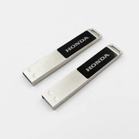 Clé USB Lumineuse Personnalisée avec Logo LED, Clé USB Métallique Promotionnelle Lumineuse 32 Go 64 Go 128 Go, Cadeau d'Affaires USB 2.0 Longue Portée