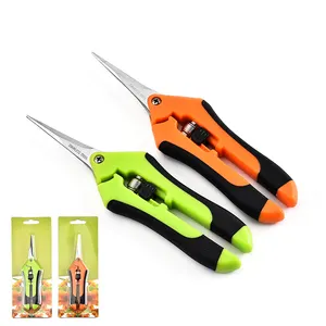 Professional Stainless Steel Hand Fruit Pruner Garden Scissors Pruner Trimming Pruning Shears With Safety Lock
