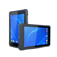 Tablet PC Android 12 5G, 10 inci tahan air tahan guncangan 8GB RAM 256GB penyimpanan 1D 2D pemindai RFID ABS 860-960MHz 125kHz