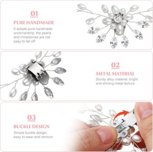 Vente en gros d'usine : Accessoires de mariage haut de gamme, chaussures pour femmes, talons hauts, bijoux de chaussures pour dames avec perles et strass - Product Image 4