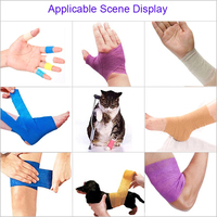 Bande de Sport Élastique Adhésive pour Premiers Soins, Ruban Athlétique pour la Boxe, Athlètes, Entorses de Poignet, Cheville et Gonflements