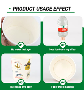 Ciotola per Zuppa in Carta Kraft Usa e Getta con Coperchio in PP, Contenitore Personalizzato Antisgocciolamento per Alimenti Caldi da <span class=keywords><strong>Asporto</strong></span> - Product Image 4