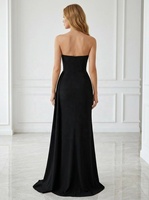 Robe de soirée élégante longue, coupe ajustée, taille naturelle, pour cérémonie, vente en gros
