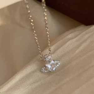 Collana ZZR S925 per Donne, Elegante Stile Coreano con Pianeti, Novità Vendita Calda Transfrontaliera - Product Image 2