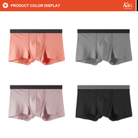 Boxers pour hommes en coton, style populaire, taille et couleur personnalisées, élastiques et respirants