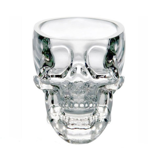 Vaso creativo con forma de <span class=keywords><strong>calavera</strong></span> de 150ml al por mayor, vaso de whisky para bebidas, vaso de <span class=keywords><strong>cristal</strong></span> con <span class=keywords><strong>calavera</strong></span> - Product Image 1